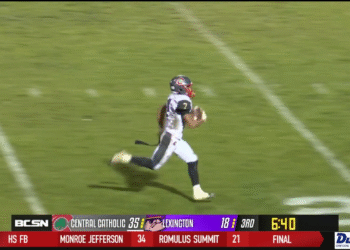 Central Catholic Packs Up Lexington 49-18 In Second Round