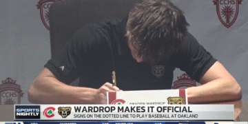 Central’s Dre Wardrop Signs with Oakland University for Baseball