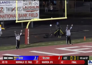 Bellevue Edges Clyde 12-6 In Overtime To Move On To Regional Quarterfinals