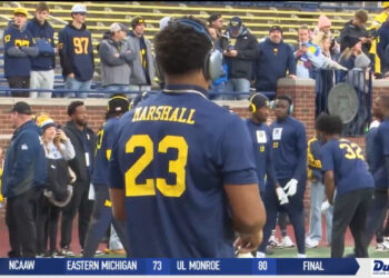 Michigan RB Marshall Wins Big Ten Player of the Week