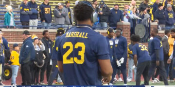 Michigan RB Marshall Wins Big Ten Player of the Week