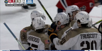 Walleye Win on Military Appreciation Night Over Kalamazoo