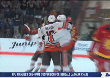 Morneau, Rymon Earn Conference Recognition After Big Weeks for BG Hockey