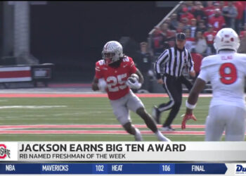 OSU’s Jackson Wins Freshman of the Week and Encouraging News for Buckeye Star WRs