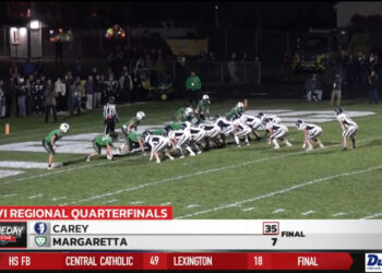 Carey Upsets Margaretta 35-7 To Move On To Third Round