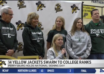 Over A Dozen Yellow Jackets Swarm To The College Ranks