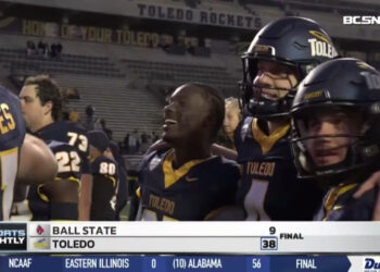 Toledo Blows Out Ball State 38-9 in Home Finale