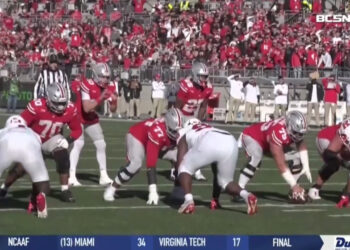 #1 Ohio State Rolls Over Rutgers 42-9 Down Two of Its Top Playmakers