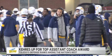 Toledo Defensive Coordinator Vince Kehres in the Running for Broyles Award