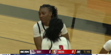 Short-Handed Rogers Girls Basketball Beats Scott