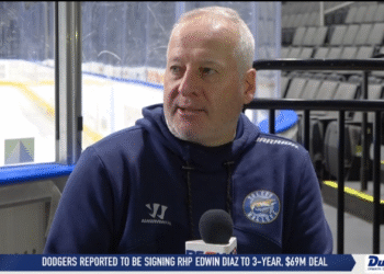 Caleb Spinner Looks Ahead with Toledo Walleye Coach Pat Mikesch