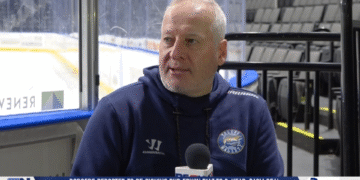 Caleb Spinner Looks Ahead with Toledo Walleye Coach Pat Mikesch