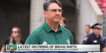 Letter From Ohio University President Alleges Causes for Firing of Football Coach Brian Smith