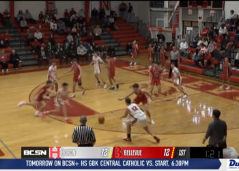 Bellevue Takes Down Huron in 60-43 Win