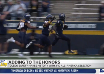 Toledo Senior Safety Makes Program History with Latest All-American List Selection