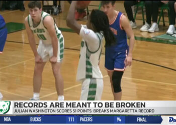 Julian Washington Breaks Margaretta Single Game Scoring Record with 51 Points in Win Over Edison