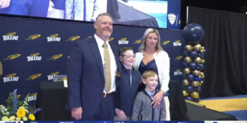 University of Toledo President Dr. James Holloway Discusses New Rocket Football Coach Mike Jacobs ID