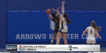 Central Catholic Wins their 5th Straight Basketball Game Edging St. Ursula