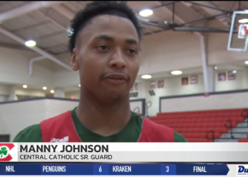 Manny Johnson’s Heroics for Central Catholic Earns Shawn’s Irish Tavern Player of the Week Award