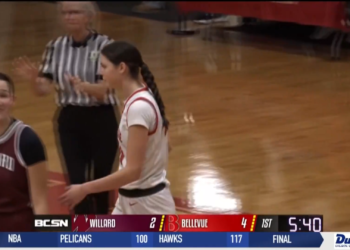 Bellevue Keeps On Winning, Dominates Willard 61-40