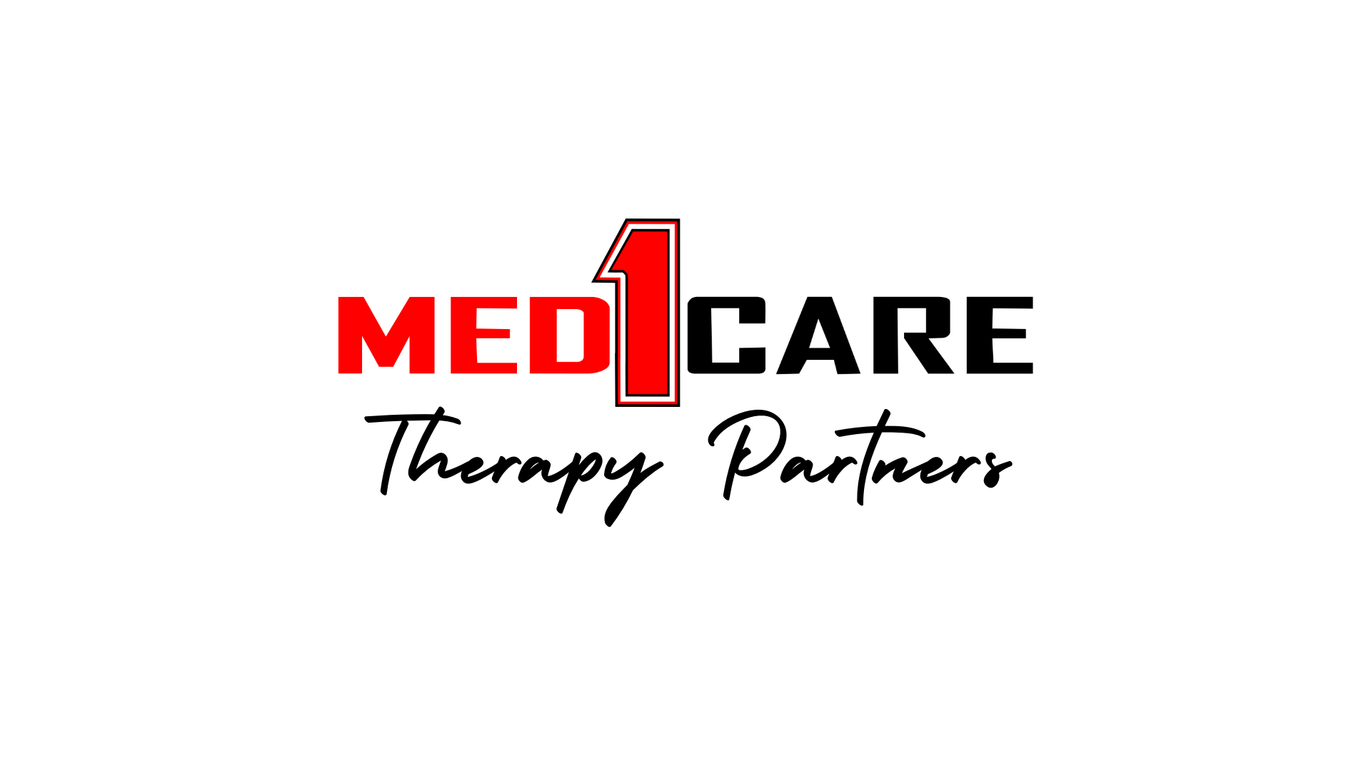 Med1Care - Therapy Partners Med1Care - Therapy Partners red and black logo