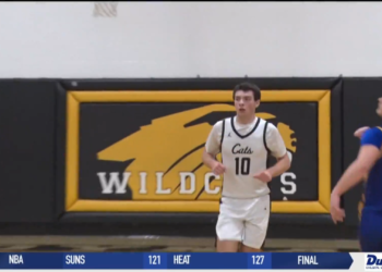 New London Makes Perkins Walk the Plank, 54-28