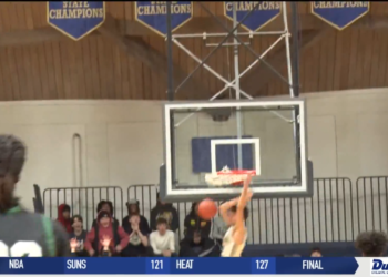 New London Makes Perkins Walk the Plank, 54-28