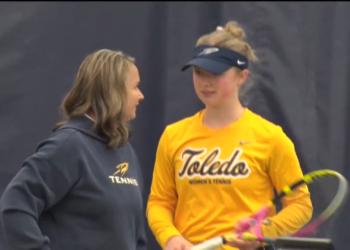 Toledo Women’s Basketball Head Coach Ginny Boggess Embraces Savage Arena Theme Nights