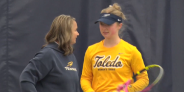 Toledo Women’s Basketball Head Coach Ginny Boggess Embraces Savage Arena Theme Nights