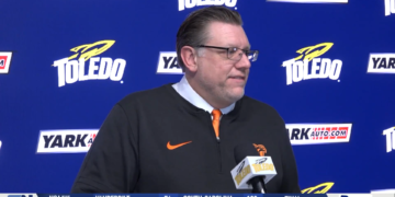 Todd Simon Points To Turnovers and Foul Trouble as Culprits of Toledo Loss