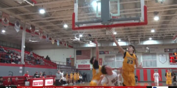Saline Boys Downs Bedford 56-42