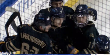 Dickinson’s Two Goals Power Walleye to 3-2 Win