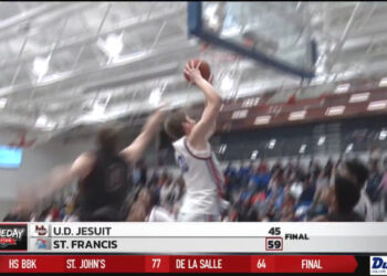 St. Francis Topples U.D. Jesuit 59-45