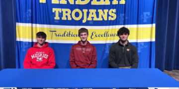 Three Findlay Trojans Fight On And Sign On To Play College Sports