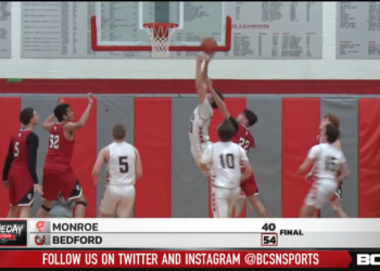 Bedford Rolls To 54-40 Win Over Monroe