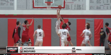 Bedford Rolls To 54-40 Win Over Monroe