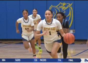 Notre Dame Flies Past Bowsher to Win D-III District Semifinal, 63-28