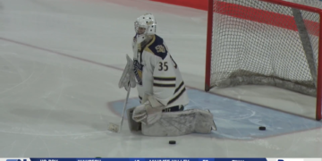 St. John’s Scores Early and Often to Win Hockey District Opener