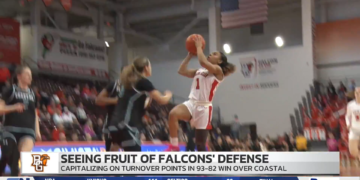 Chmiel Praises Falcons’ 35 Turnover Points as Fruit of Hard Work From Defense