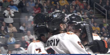 Home OT Loss to Fort Wayne Drops Walleye into 1st Place Tie with the Komets