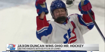 St. Francis’ Jaxon Duncan Named Mr. Ohio Hockey