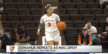 Bowling Green’s Johnea Donahue Repeats as MAC Defensive Player of the Year