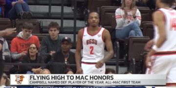 Bowling Green’s Javontae Campbell Named MAC Defensive Player of the Year, All-MAC First Team