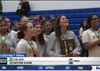Notre Dame Holds Celina To Nine Second Half Points En Route To 48-30 District Final Win