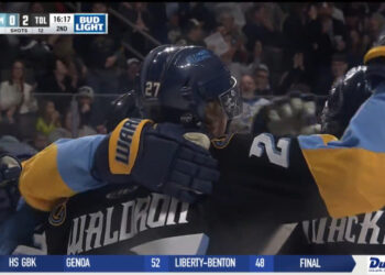 Walleye Bulldoze Bison, 5-0
