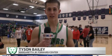 Margaretta Blasts Bluffton 55-30 To Advance To Regional Semi-Finals