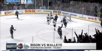 Dylan Moulton’s Late Goal Propels Walleye Over Bison 4-3