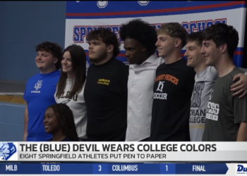 The (Blue) Devil Wears College Colors As Eight Springfield Athletes Sign Commitment Letters