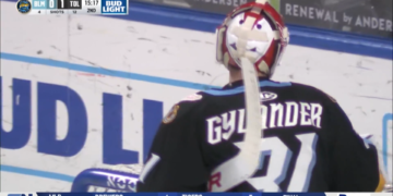 Walleye Score Three in 3rd Period to Beat Bison, 4-1