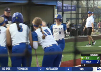 Findlay Uses the Long Ball to Shutout Clay in Softball